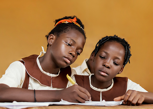 Primary School Students Learning